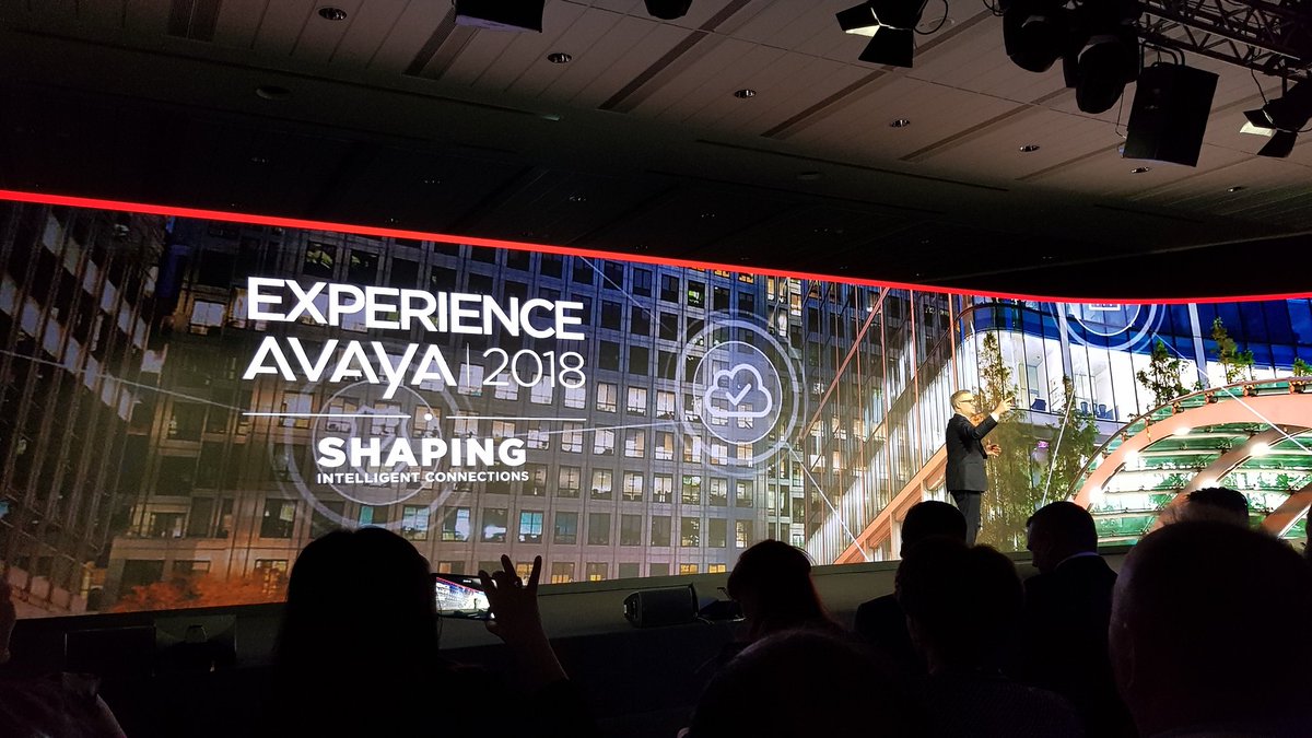 jtoul's tweet photo. It's started,  @stevejoyner007 kicks off #ExperienceAvaya @Avaya_UK https://t.co/4PRPv846Eq