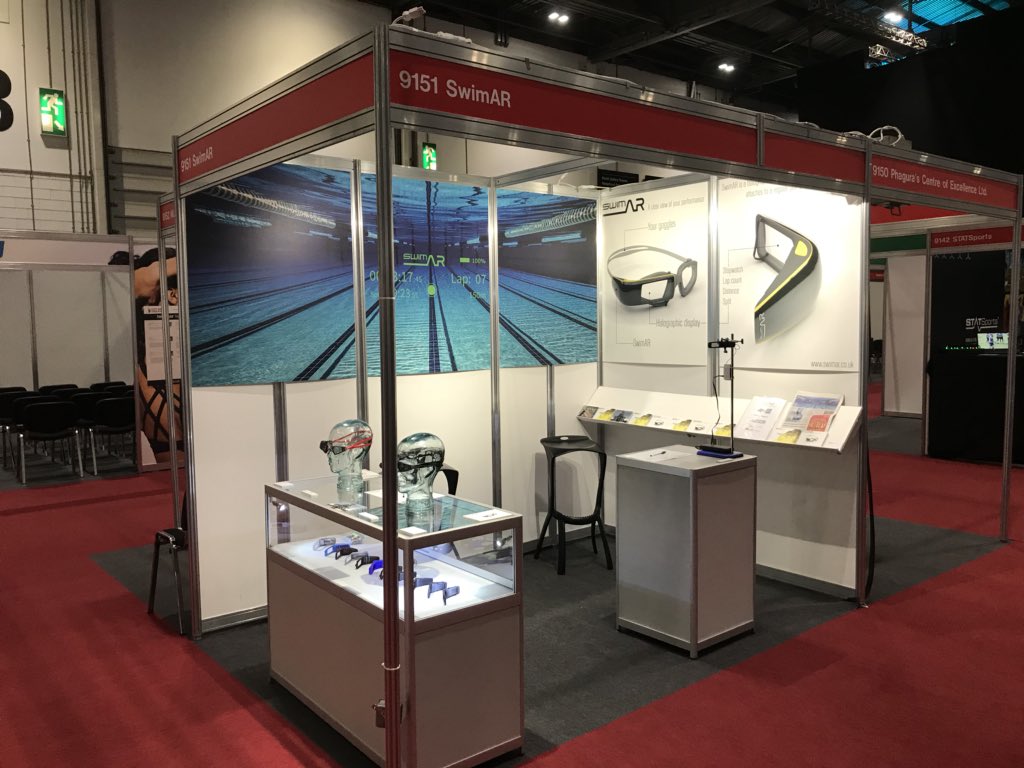 ImaginationF's tweet photo. Looking forward to meeting lots of athletes and coaches on day 2 @ExpoEliteSports. Come to stand 9151 and try our heads up display for swimmers #SwimAR https://t.co/4BNSazRDNZ