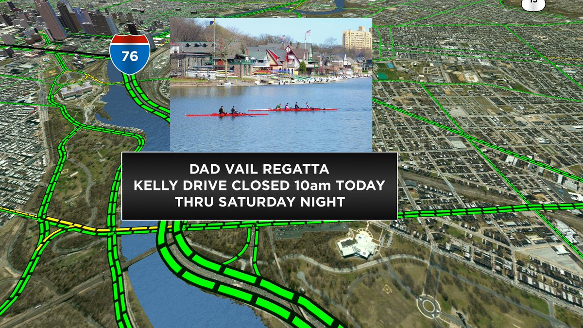 BobKellyFOX29's tweet image. Row Row Row your boat.....Dad Vail Regatta kicks off today and will close the Kelly Drive starting at 10am.  JAMMO on the River AND the Drives

@Fox29Philly