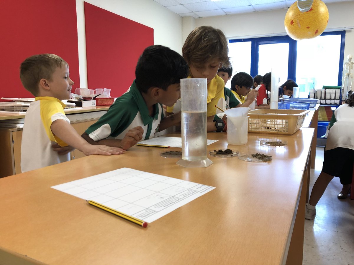 JPS_Year3's tweet photo. Investigating soil filtration...we love the our visits to the science lab in 3A #jpslearning #jpsscience #jpsyear3 https://t.co/xuUi33QF7I