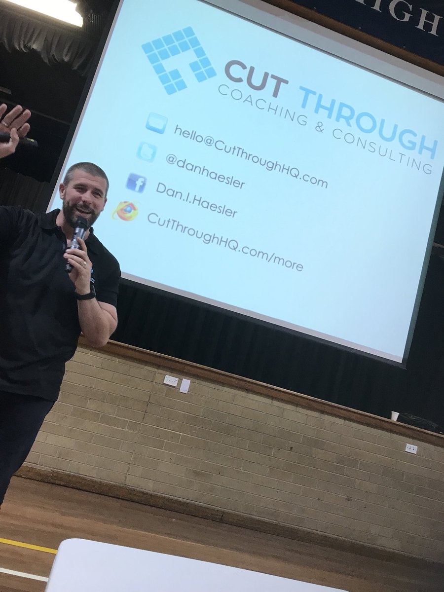 A brilliant session with @danhaesler from <a href="/CutThroughHQ/">Cut Through HQ</a> !!! A great opportunity for two schools in a learning community to combine and learn about best practice and research around Mindset. Thank you Dan! You’ve done it again! 👍👍👍 #dweck #qhepspride