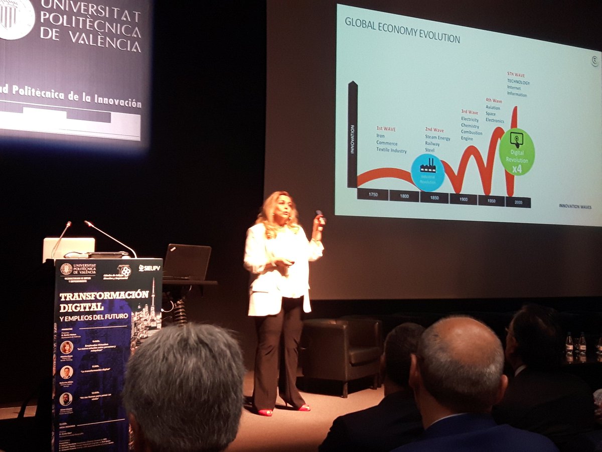 SPB_Spain's tweet photo. Mónica Deza de @BenditThinking nos habla de #thehumanage. El centro de la #TransformacionDigital son las personas y las empresas familiares van por delante #SPB https://t.co/EONpIKz5UT
