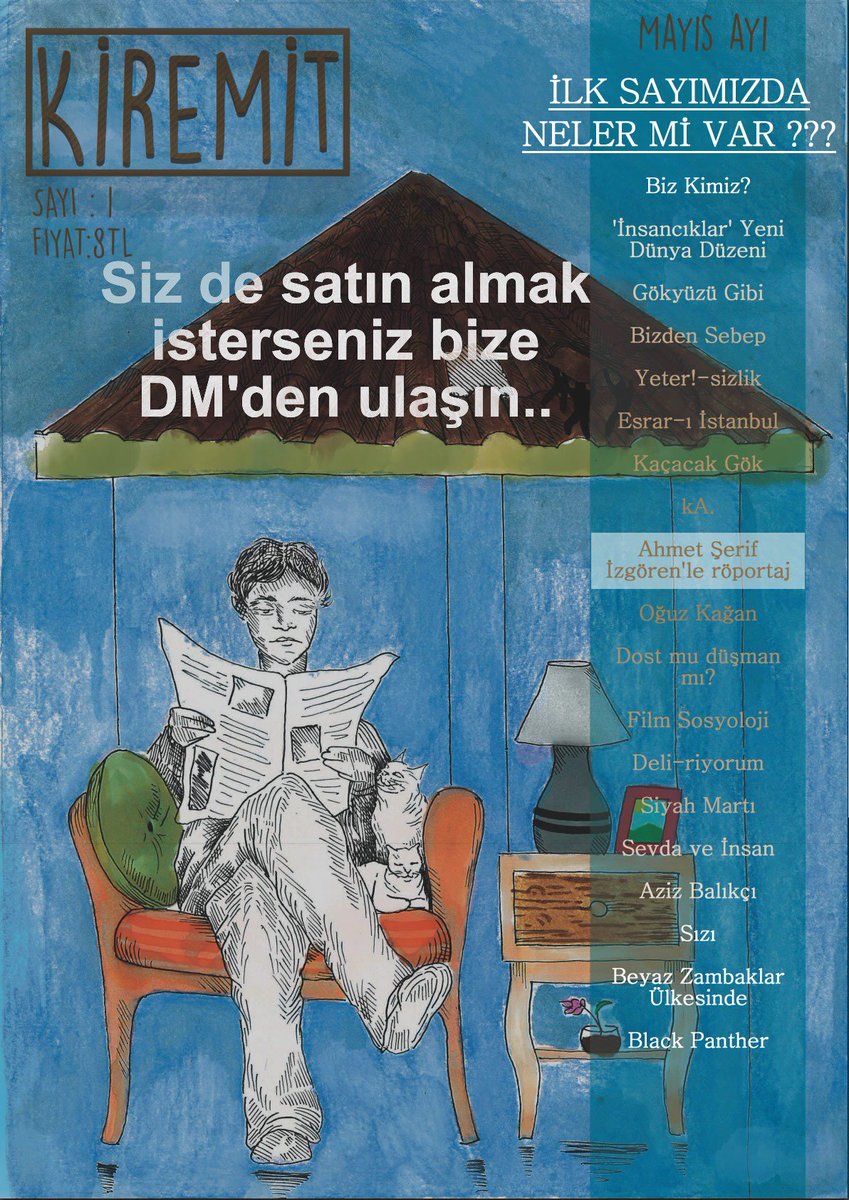 Mayıs ayı ilk sayımız yayında. Siz de almak isterseniz bize hemen DM'den ulaşın. Bir sürü içerik sizleri bekliyor.
#kiremitdergiyayında
