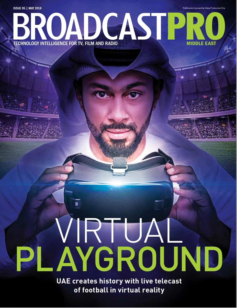 EmilioBlanque's tweet photo. La portada ,mas cinco paginas dedica la prestigiosa Broadcaser_Pro al proyecto #etisaltvr #virtualreality #VR gracias #mediapro y #overon. Orgulloso de trabajar con este equipo @visyon360 #lookingbeyond https://t.co/o8PIiAwCcr