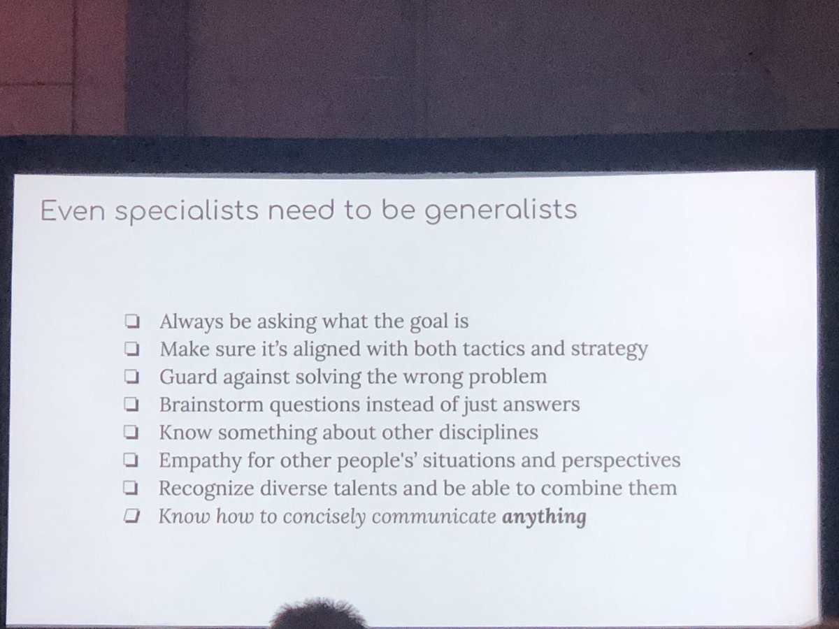 SevenLayerJedi's tweet image. Even specialists need to be generalists. Really good points by @DanielMiessler at @The_RMISC #Infosec #rmisc