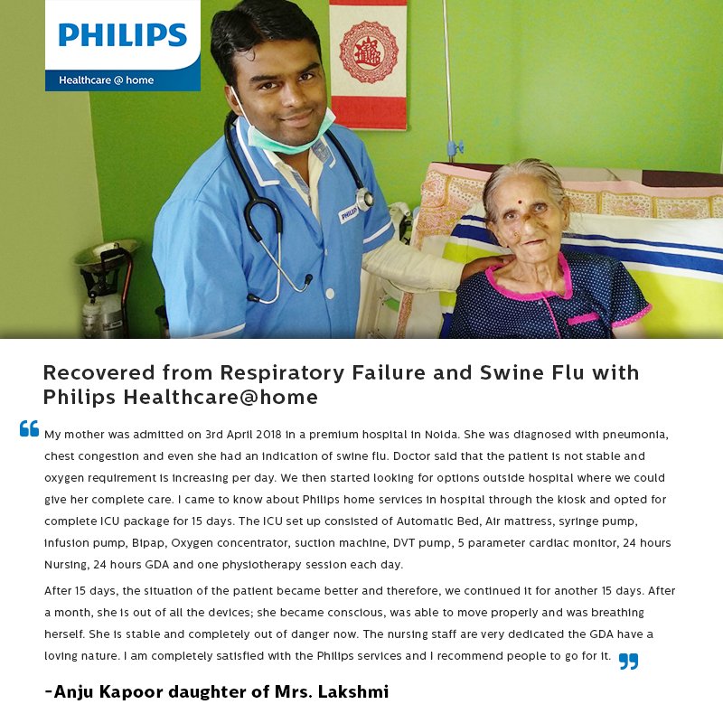 Philips India Healthcare@home tweet media