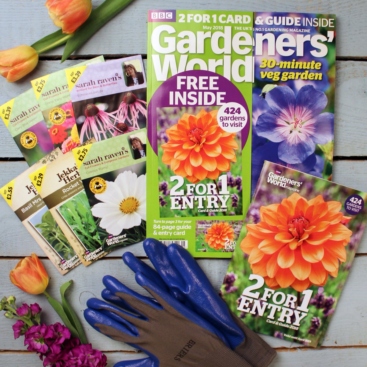 Gardeners World Mag On Twitter Get Six Packets Of Seeds And A Pair Of Gloves With Our 6 50 May Issue Value Pack A Saving Of 18 65 You Ll Also Get The Free