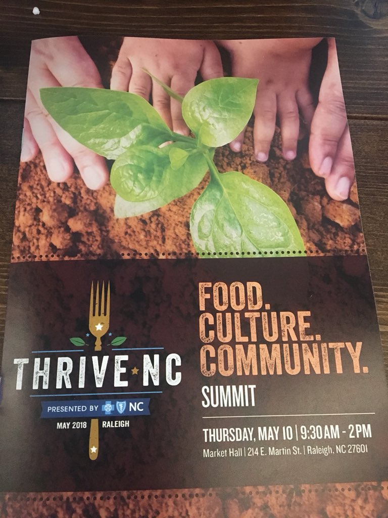 StaceySmida's tweet photo. Attending the Thrive NC 2018 Summit, hearing from Keynote Speaker @bryantterry, lets all have access to healthy, fresh, nutritious food! @gothrivenc
@Cargill is a proud sponsor! https://t.co/GeJGTfu5N9
