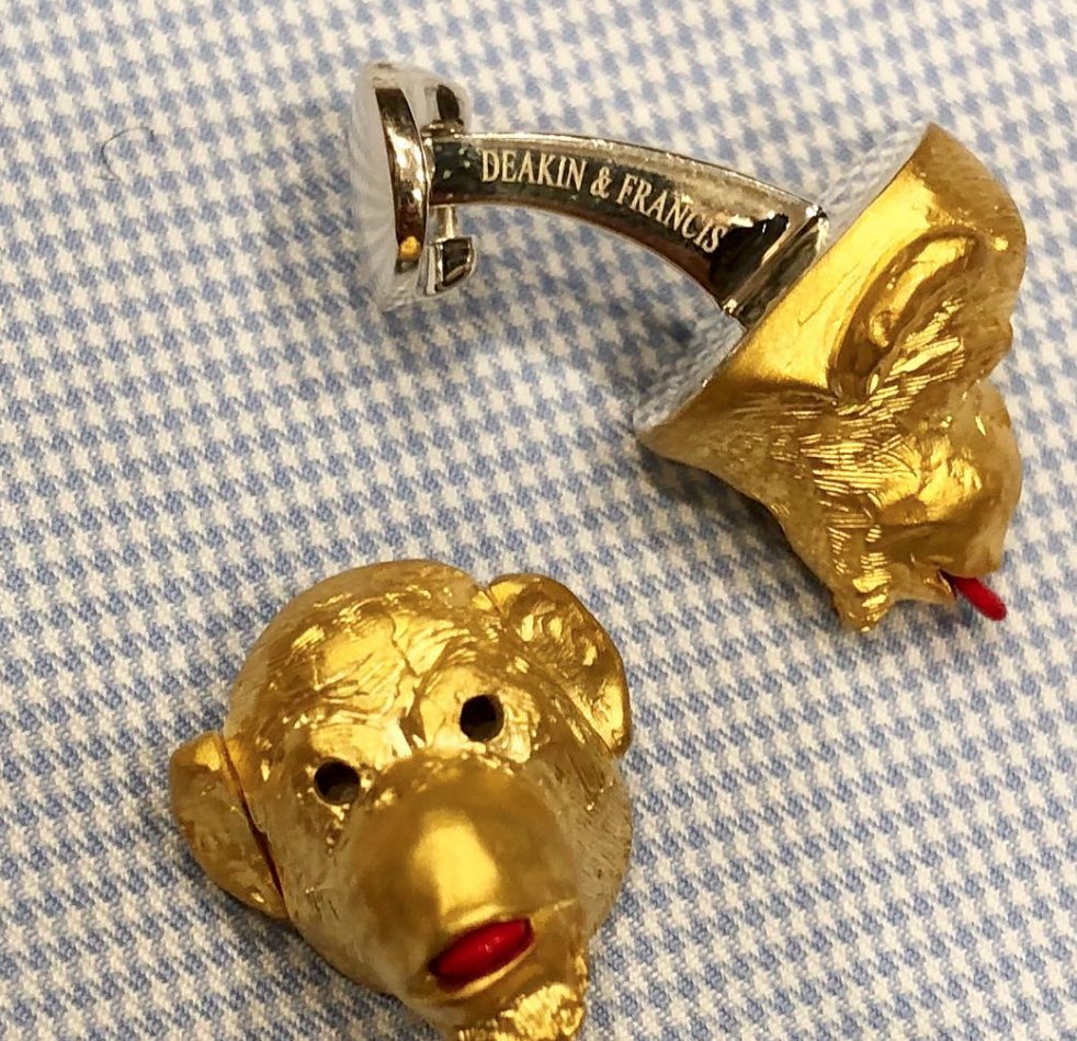 Our Cheeky #Monkey cufflinks are sure to have you monkeying around in no time! These #gold plated #cufflinks are the perfect #accessory for the cheeky, the daring and the little bit mischievous man in your life.
