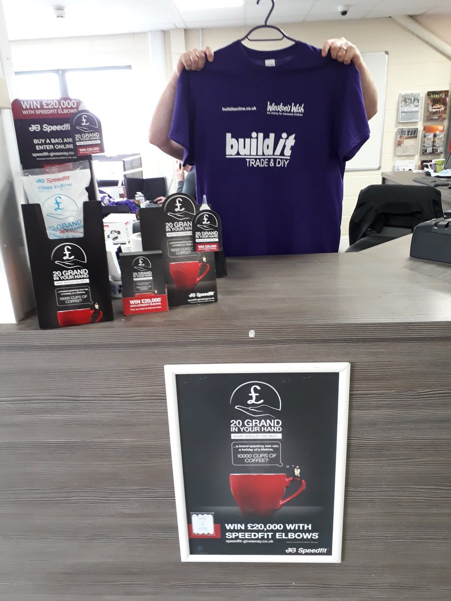 MattSmithRWC's tweet photo. Great opportunity to win £20k with @builditglos (Gloucester) Simply purchase a promo bag of @JGSpeedfit 15mm Elbows and enter your code online. Tech prizes of £1,000 will also be going out each month. #20kinyourhand #EnterThoseCodes #LayflatPipe #UFH https://t.co/7bY3UaJzyl