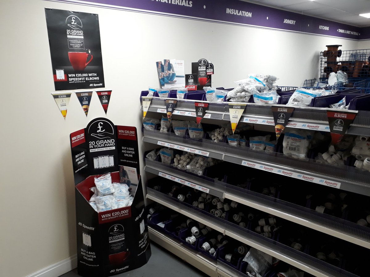 MattSmithRWC's tweet photo. Great opportunity to win £20k with @builditglos (Gloucester) Simply purchase a promo bag of @JGSpeedfit 15mm Elbows and enter your code online. Tech prizes of £1,000 will also be going out each month. #20kinyourhand #EnterThoseCodes #LayflatPipe #UFH https://t.co/7bY3UaJzyl