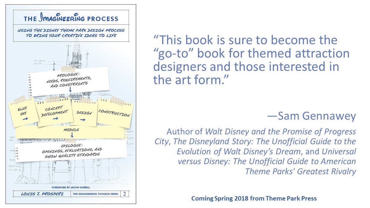 Praise for THE IMAGINEERING PROCESS from Disney historian and author <a href="/samlanddisney/">Sam Gennawey</a>!