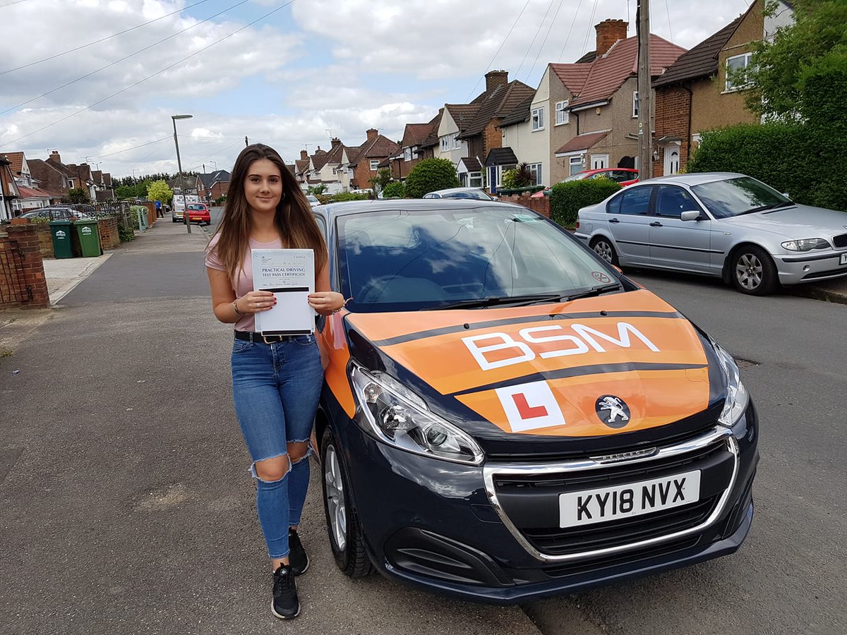Fabulous pass for Jessica 🙌 🚗