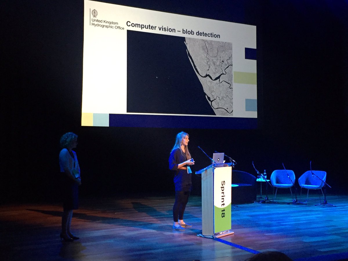 maltbyps's tweet image. Now we're talking - @ukho_online using machine learning to spot marine hazards, from Cate Seale's initial gov data science accelerator project in 2016 #BlobDetection #Sprint18