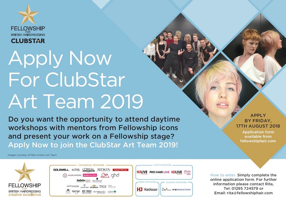 fellowshiphair's tweet photo. Apply Now for ClubStar Art Team 2019 - https://t.co/SUWOLxPGhG https://t.co/7P4o0eZZGi
