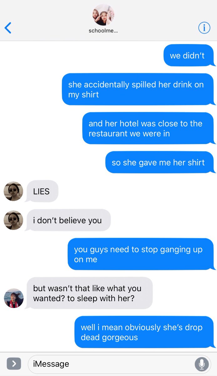 “Thank you,” Sana said with a genuine smile. “I would understand if you’re uncomfortable with the attention, I can leave you alone-““Don’t worry, I don’t mind. I like being around you.”“I like being around you too,” Sana whispered out. “Recommend me some good food from here?”