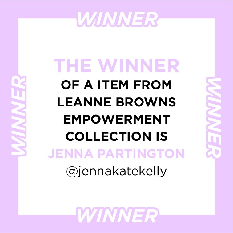 OBDClothing's tweet photo. Well done @jennakatekelly you have won a item of your choice from @mrs_leanne_brown empowerment Collection which we created in aid of. @one.woman.at.a.time
Message us to claim your prize
#obdclothing #obdwinner #leannebrown https://t.co/ZMOwkeKBnp