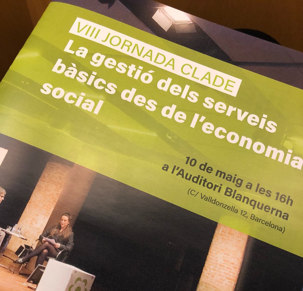 marmestres's tweet photo. Comencem #JornadaClade escoltarem experiències vinculades als serveis bàsics des de la mirada de l’economia social.
Des del #sadbcn de @suaracoop tenim moltes ganes de tornar a escoltar @groessel referent a @buurtzorg https://t.co/1quhCrid6U