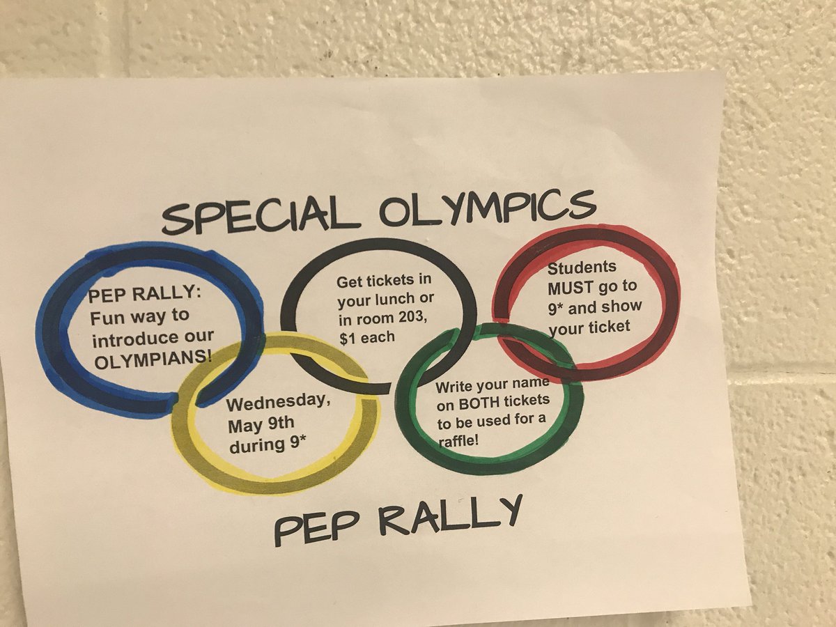 dvelezBHS's tweet photo. Wishing our friends the best of luck at the Special Olympics!!!! @BHSGoBigBlue https://t.co/IWY5baVZFm