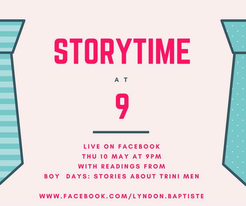 lyndonbaptiste's tweet photo. Storytime. Live on Facebook. Tune in. Tell a friend. https://t.co/MTFH2L8DpN