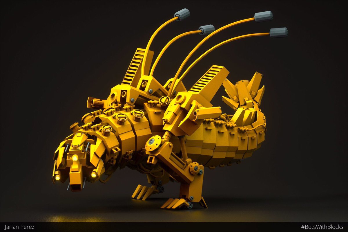 JarlanPerez's tweet image. Throwback to a few bots that I modeled in VR using Blocks by Google. I really need to make more of these!

#Gamedev #ConceptArt #MadeWithBlocks