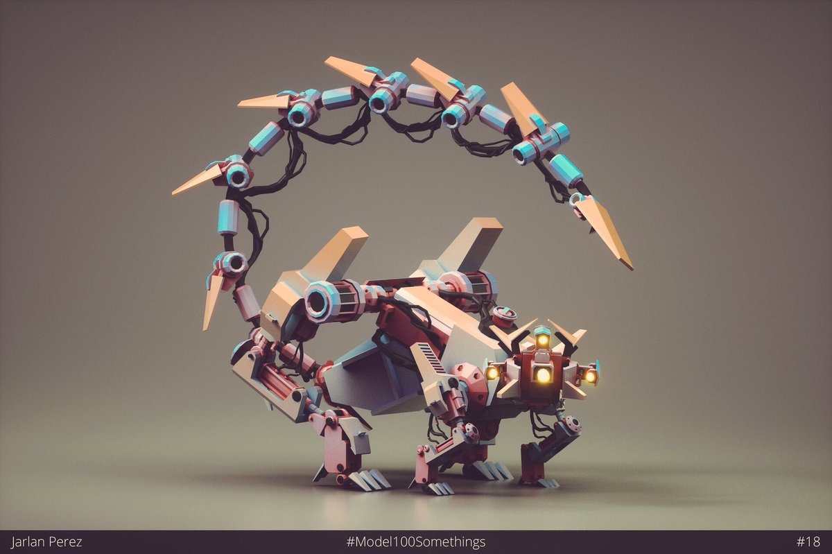 JarlanPerez's tweet image. Throwback to a few bots that I modeled in VR using Blocks by Google. I really need to make more of these!

#Gamedev #ConceptArt #MadeWithBlocks