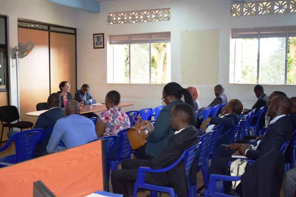 ug_lawsociety's tweet photo. Alexandra Meise @hvlawwilltravel, a partner at @MSKLLP talked to #ULS members about #TechnologyAndLaw today in a paper titled Technology: A Threat or an Opportunity for Legal Professionals” 
#BuildingBridges
@SignumAdvocates @SPKinobe2018 @PheonaWall @ULSCEO @KaggwaAdvocates https://t.co/mx5cSJkf2j