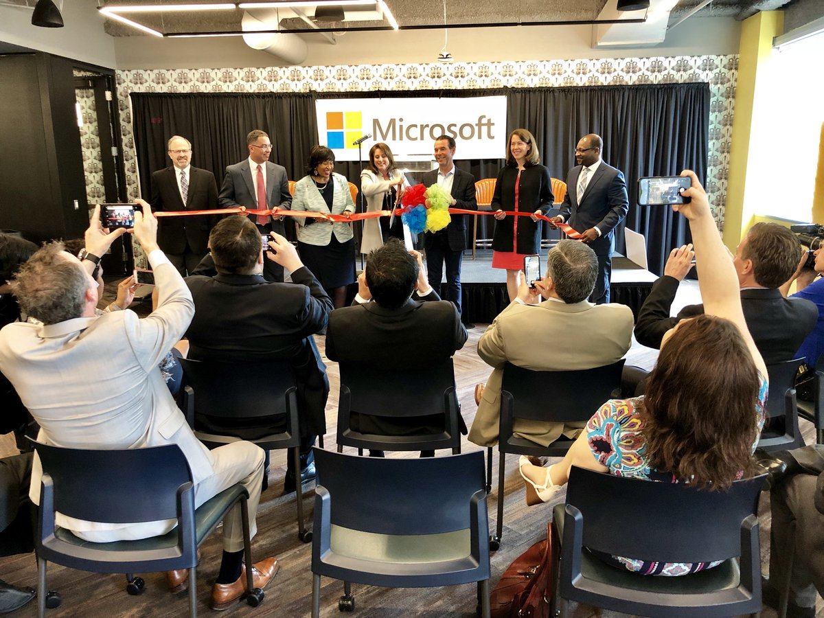Very excited to welcome <a href="/Microsoft/">Microsoft</a> to Downtown Detroit!