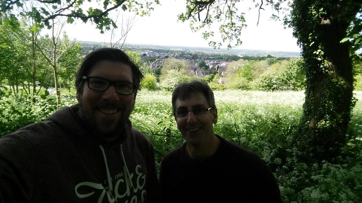 brookevans's tweet photo. Out for a walk and talk 121 showing @RichStrange74 the delights of Andover. Can you spot the office in the background? #Lovewhereyouwork https://t.co/KPltMdnaUm