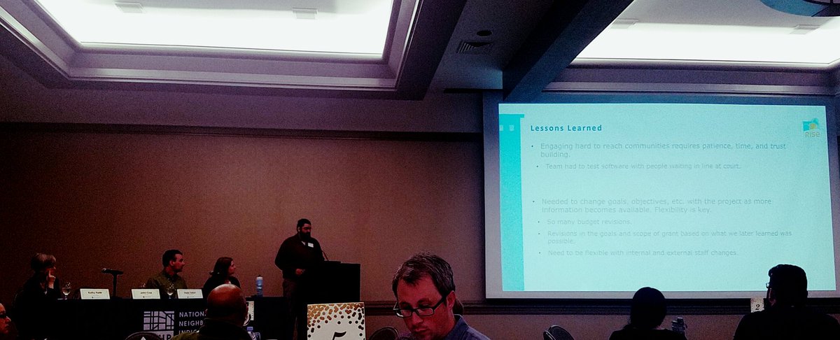 CityNourishER's tweet photo. @johncruz of @risestl on the patience, time, trust necessary to engage residents to develop https://t.co/Cpgady1QBP to ultimately reduce jail time as a result of traffic tickets in #StLouis County @macfound #NNIP https://t.co/fFi2Gp5wCi
