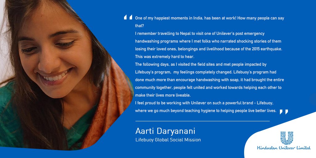 HUL_News's tweet photo. #PurposeDrivenBrands @LifebuoySoap #PurposeDrivenPartnerships @Oxfam  #PurposeDrivenPeople @aartidaryanani #HULPeopleSpeak https://t.co/SqWKr6HGD0