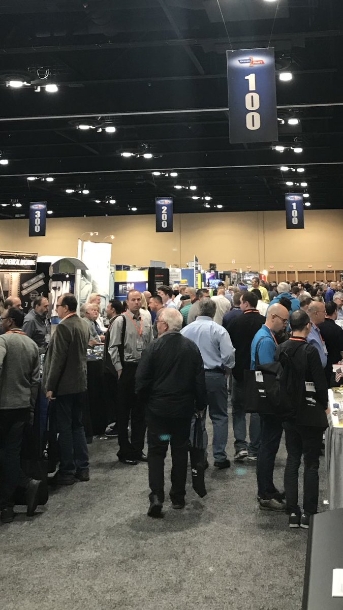 Design2Part's tweet photo. Busy day 2 at the Schaumburg Design-2-Part show! https://t.co/32L7c7JSEj