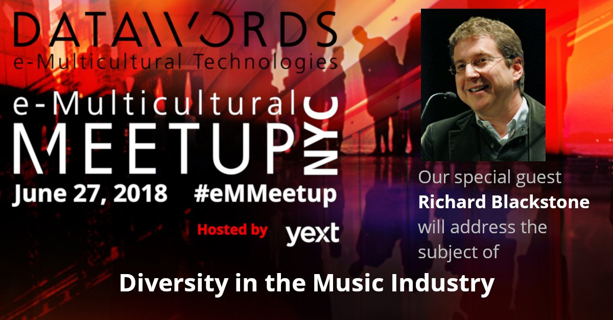 DatawordsGroup's tweet photo. Richard Blackstone, one of the producers who brought the Rolling Stones to Cuba to support the opening of US/Cuba relations, and now CEO of Avex International, will speak on June 27th at our #eMMeetup in NYC! https://t.co/LHy4zoKlQM #Multiculturalism #Diversity #yext https://t.co/539fRvBa3k