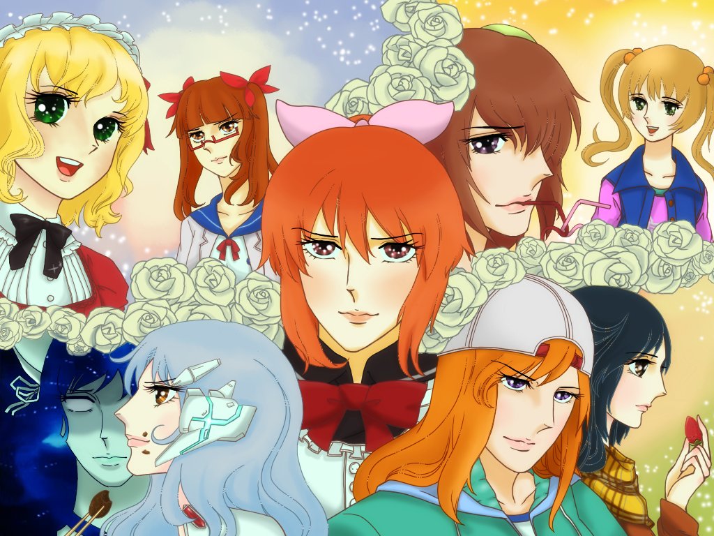 昔のやつから。三枚目はガン×ソードのオリジナル笑顔ぴにゃ(わかりにくい)
#繋がらなくていいから俺のパロ絵を見てくれ 