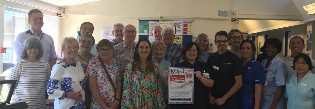 Fantastic to welcome Singing for Lung Health to Ward 9 at Wexham Park today! <a href="/FrimleyHealth/">Frimley Health NHS Foundation Trust 💙</a>