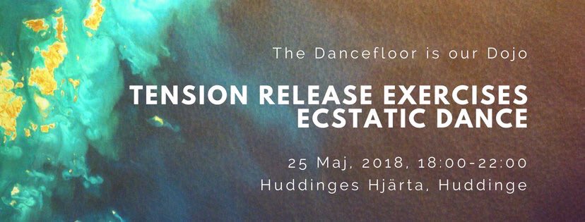 #EcstaticDance @ Huddinges Hjärta, Huddinge, Stockholm, Sweden. 25 may, 18:00-22:00. Welcome all beautiful shakers.
