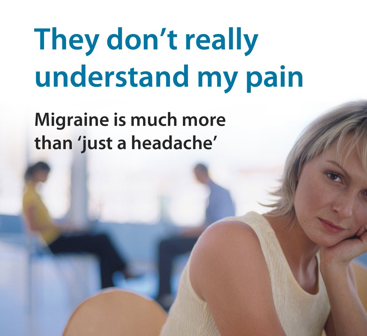 Migraine can be an extremely isolating condition for the 6m people suffering from this disabling condition in the UK.  80% of those living with the condition have disabling attacks that interfere with life at work, home &amp; socially- the impact of migraine is very real! #Migraine