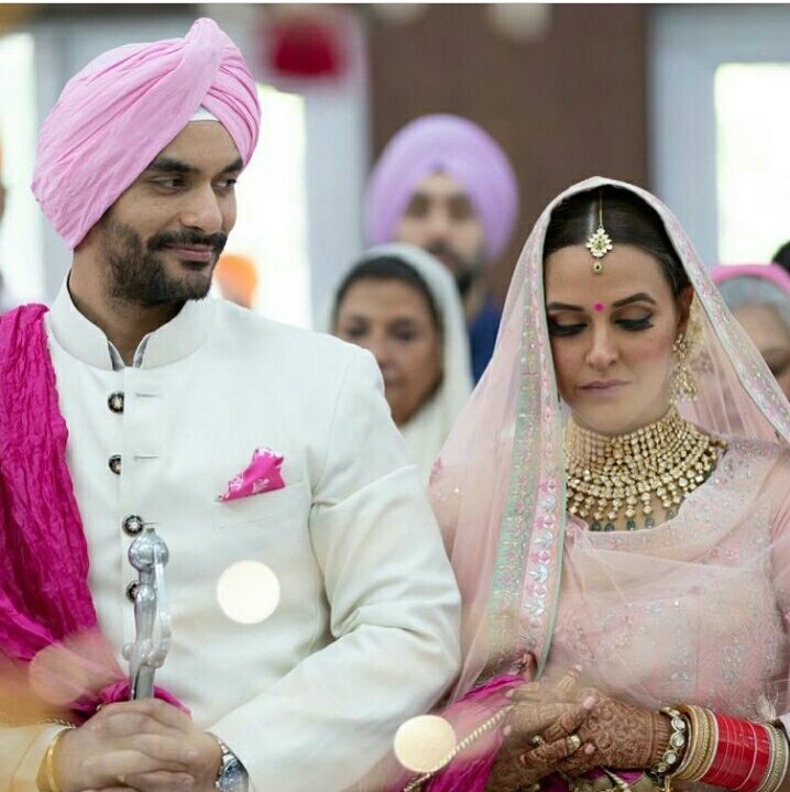 Surprise: Neha Dhupia gets married to Angad Bedi, see pics inside