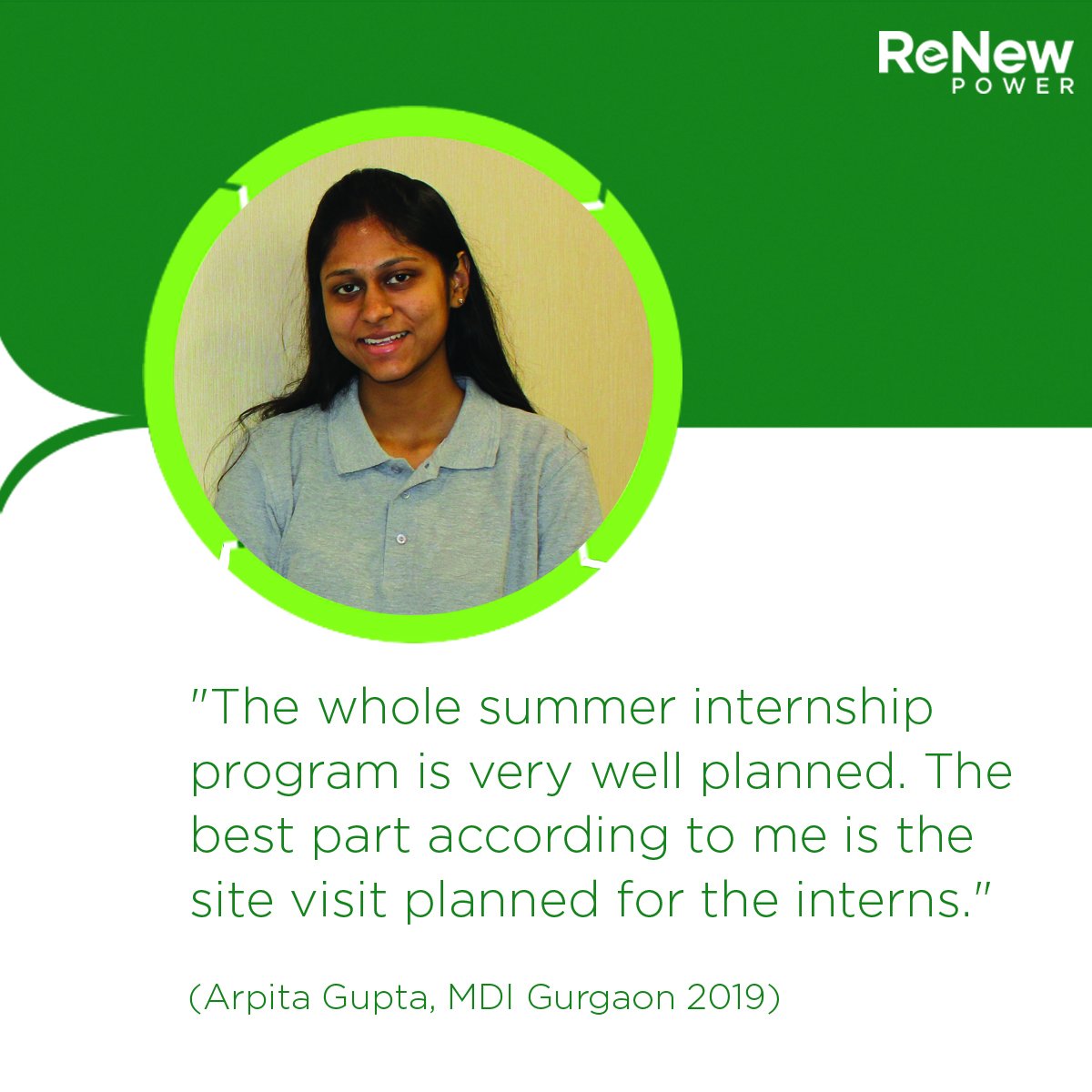ReNewCorp's tweet photo. The next big thing in the energy industry, you ask? While you're just wondering about it, we at @ReNew_Power are hiring them! #LifeAtReNew https://t.co/Uyp98rRxxy