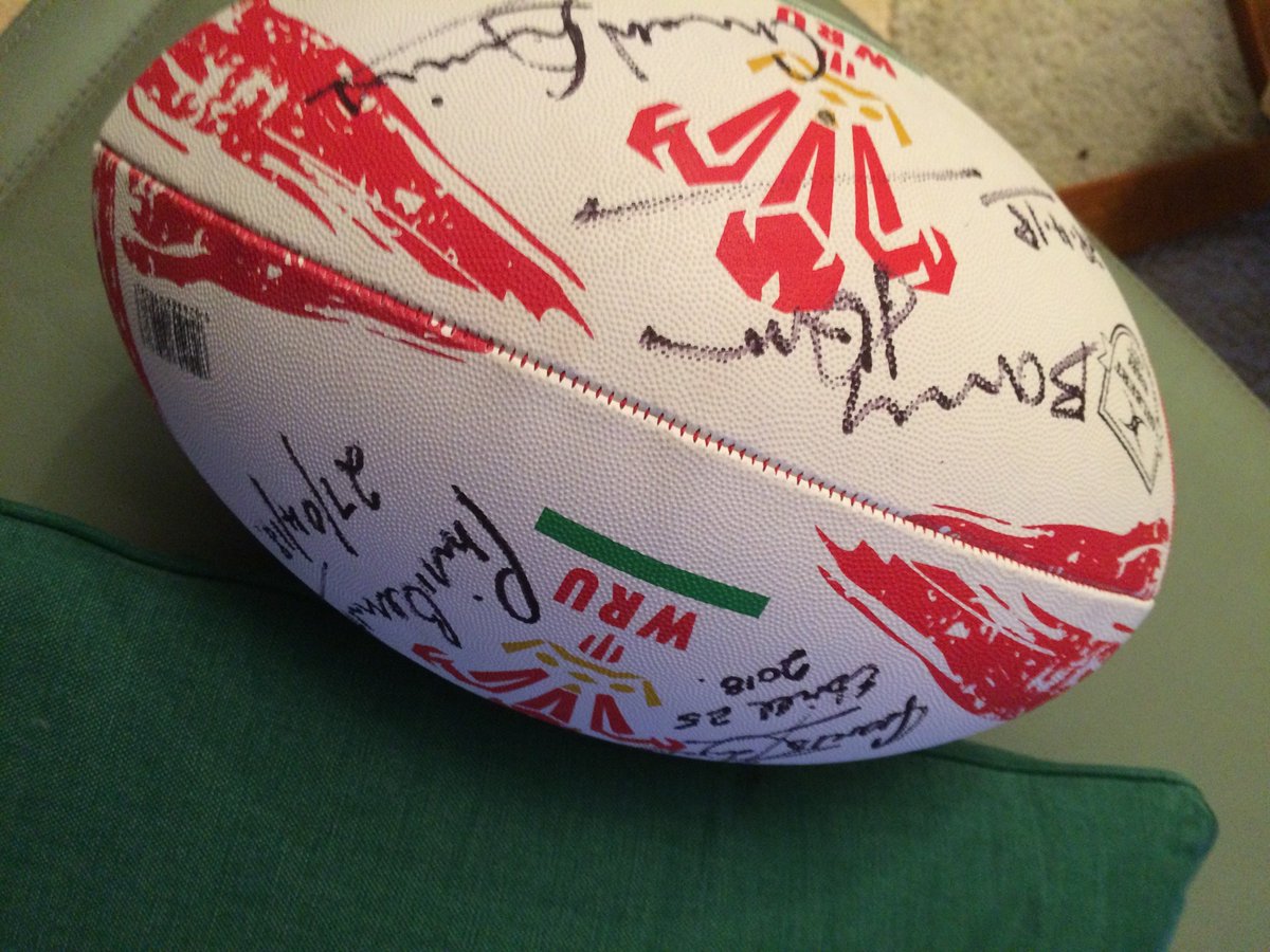 Our big night out is almost here, and we have some fantastic auction prizes. Are you coming? You can still bid for a prize even if you can't come. One top prize is a rugby ball signed by Gareth Edwards, Phil Bennett, Barry John and Gerald Davies. Send us an offer!