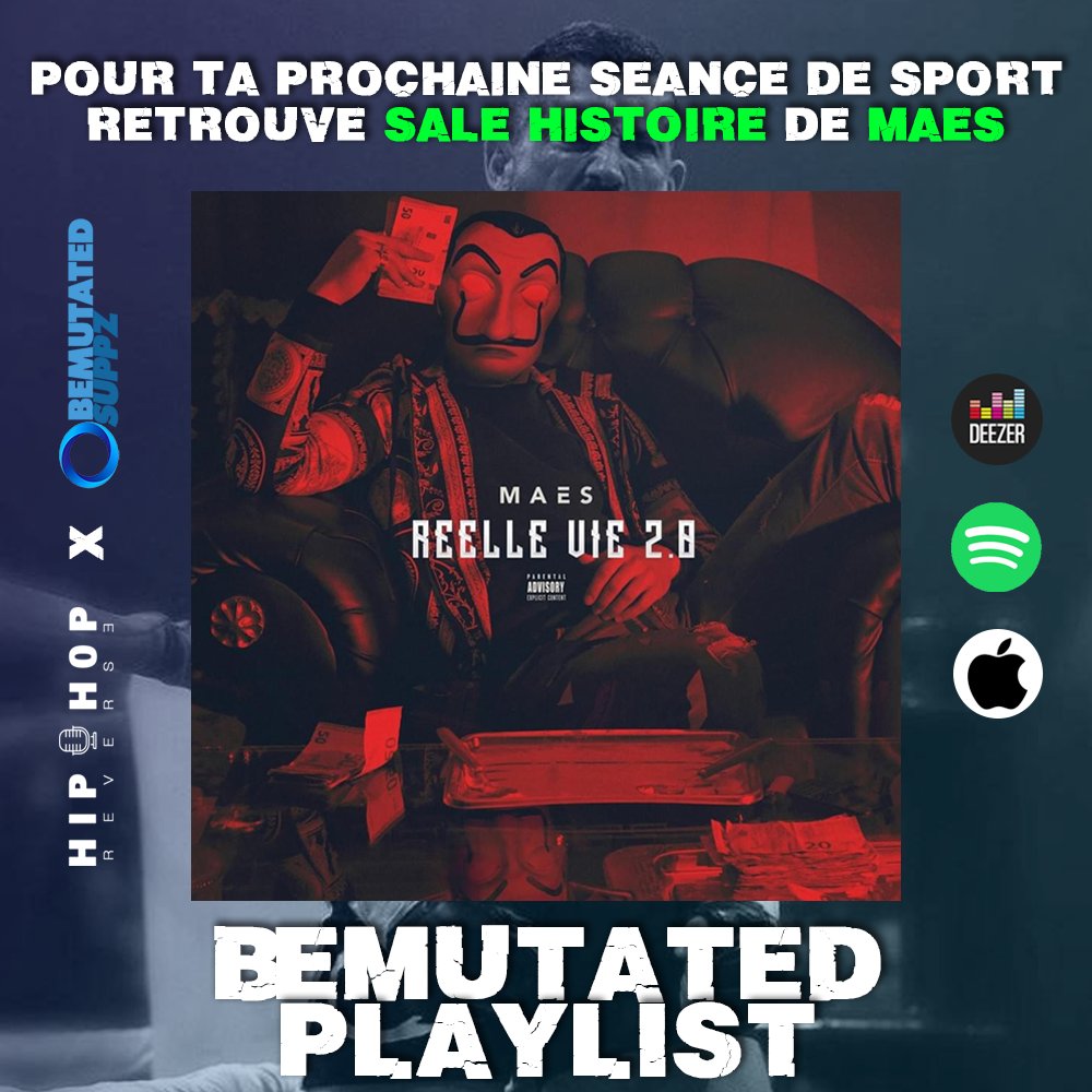 billboardfrpro's tweet photo. Retrouvez désormais Maes et Le Motif dans votre playlist #BEMUTATED
Apple Music ➡️ https://t.co/a6ePq58yIF
Spotify ➡️ https://t.co/iCRDRfWLH2
Deezer ➡️ https://t.co/5SmjH7u1aw https://t.co/5gC6O3pDIV