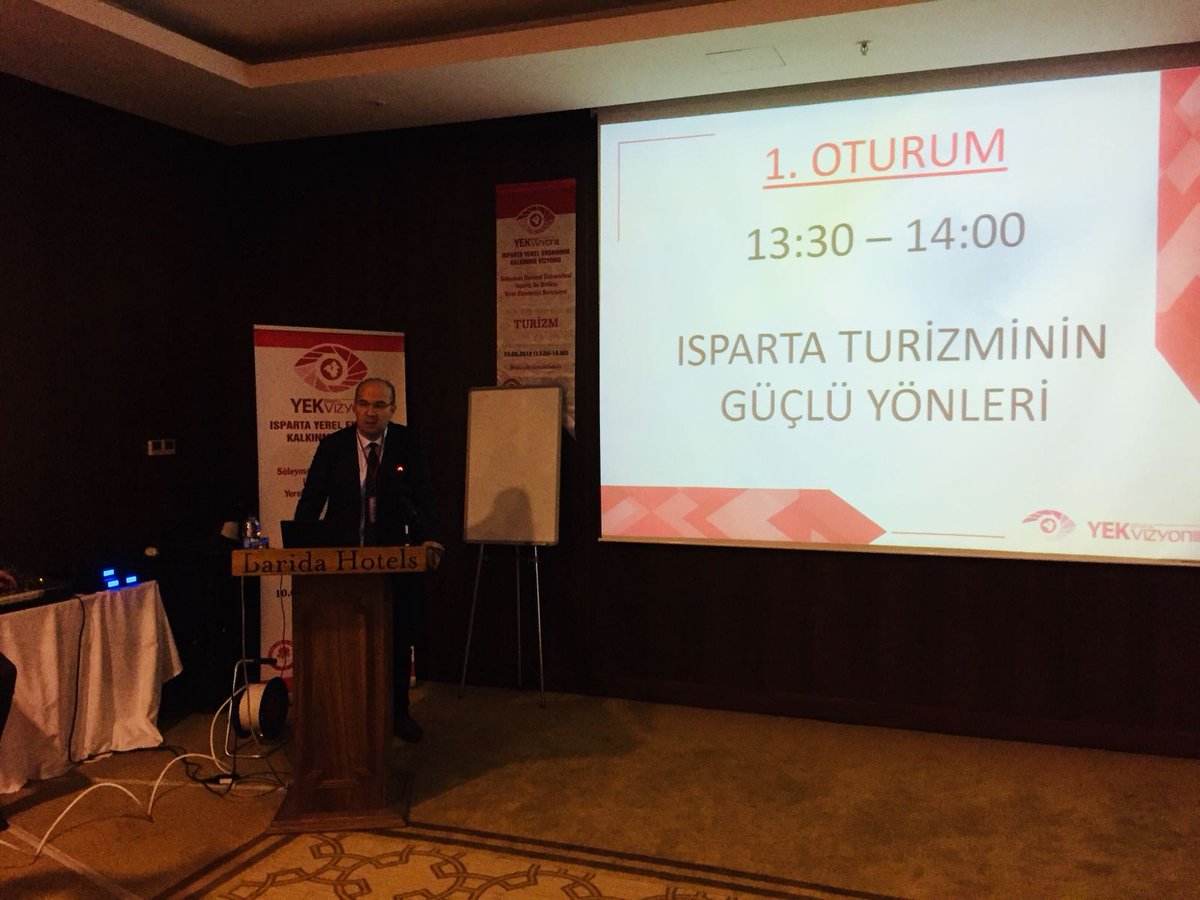 YEKVizyon Turizm Çalıştayı <a href="/sd_universitesi/">SDÜ</a> Dr.Öğr.Üyesi <a href="/odavras/">Özgür DAVRAS</a> ın oturum başkanlığı ile başladı. <a href="/ilkercarikci/">İlker Hüseyin Çarıkçı</a>