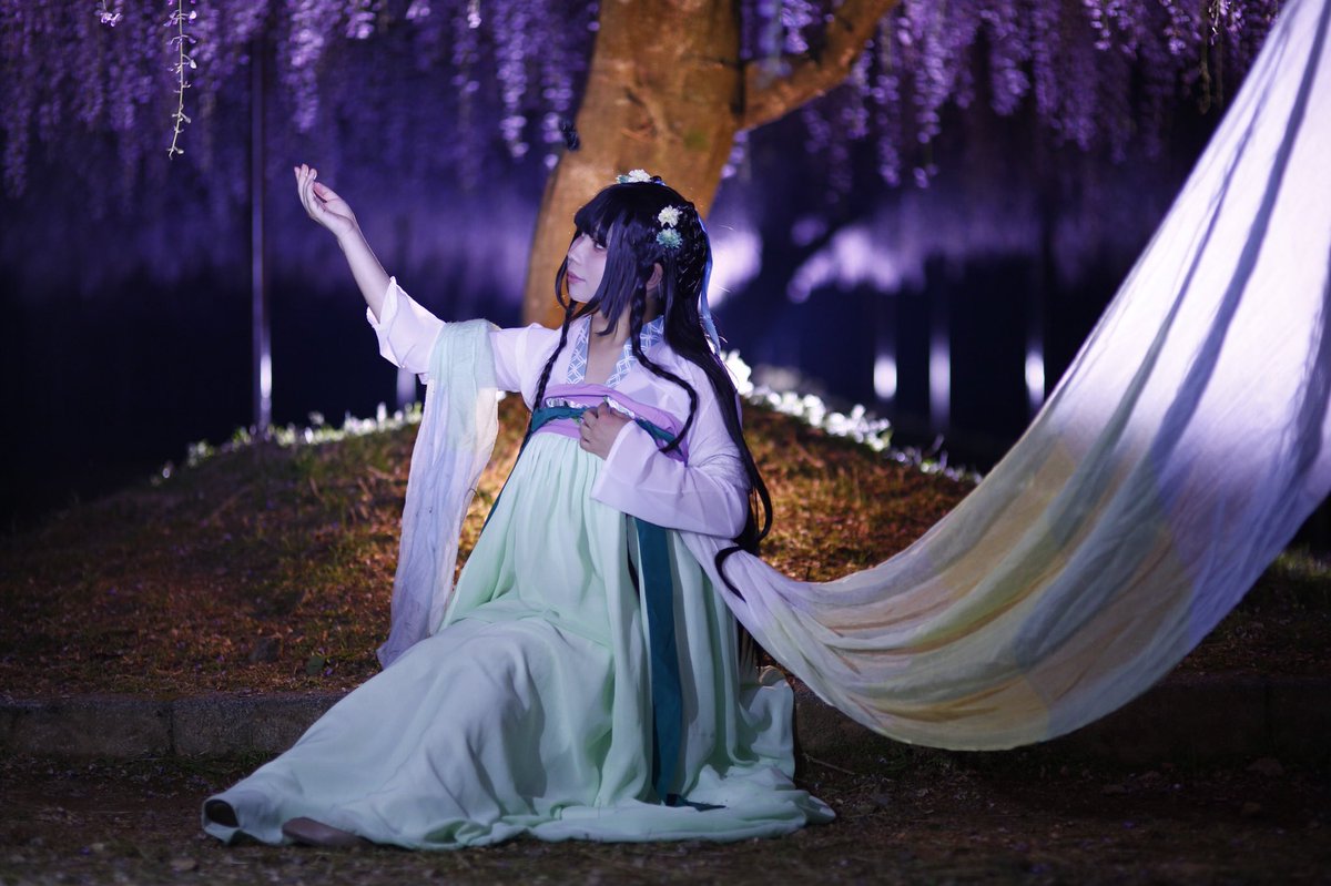 saigetu__'s tweet photo. 【創作】仙女
藤が物凄く綺麗でした✨

撮影者様:Tom影さん（@Tom_shadow8080 ）
※ロケ地許可は撮影者様取得済み https://t.co/aAYtsYz5ZD