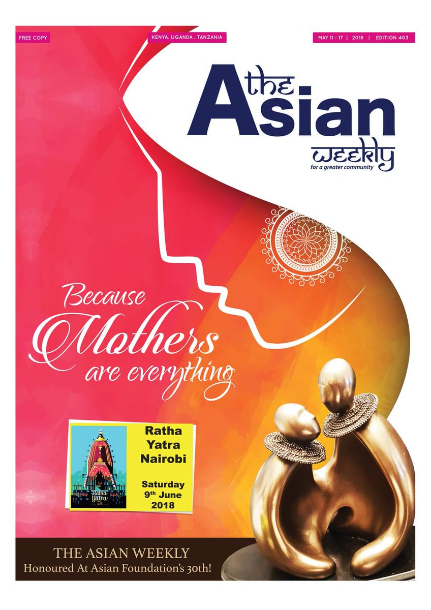 TheAsianWeekly's tweet photo. This week, we dedicate 10% of the content to the upcoming #MothersDay celebrations with interesting features for you. Also, #AsianFoundation  marked it's 30 years anniversary and #TheAsianWeekly was also honoured at the celebration. Read about these and much more in Edition 403! https://t.co/HKwhmoqNYI