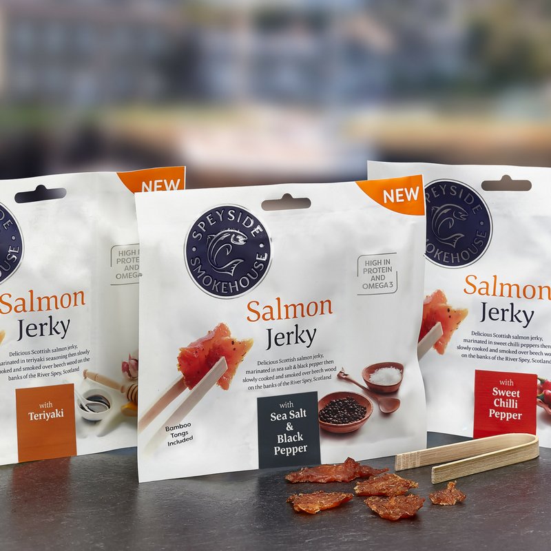 Meatsnacks Group (@meatsnacksgroup) on Twitter photo We're celebrating after being announced as finalists for the @scotfooddrink Excellence Awards 2018. We have been shortlisted in the Confectionery, Drink and Snacking Award category for <a href="/SpeySmokehouse/">Speyside Smokehouse</a> Salmon Jerky range. bit.ly/2r9LOJm #scotfood #excllenceawards We're celebrating after being announced as finalists for the @scotfooddrink Excellence Awards 2018. We have been shortlisted in the Confectionery, Drink and Snacking Award category for <a href="/SpeySmokehouse/">Speyside Smokehouse</a> Salmon Jerky range. bit.ly/2r9LOJm #scotfood #excllenceawards