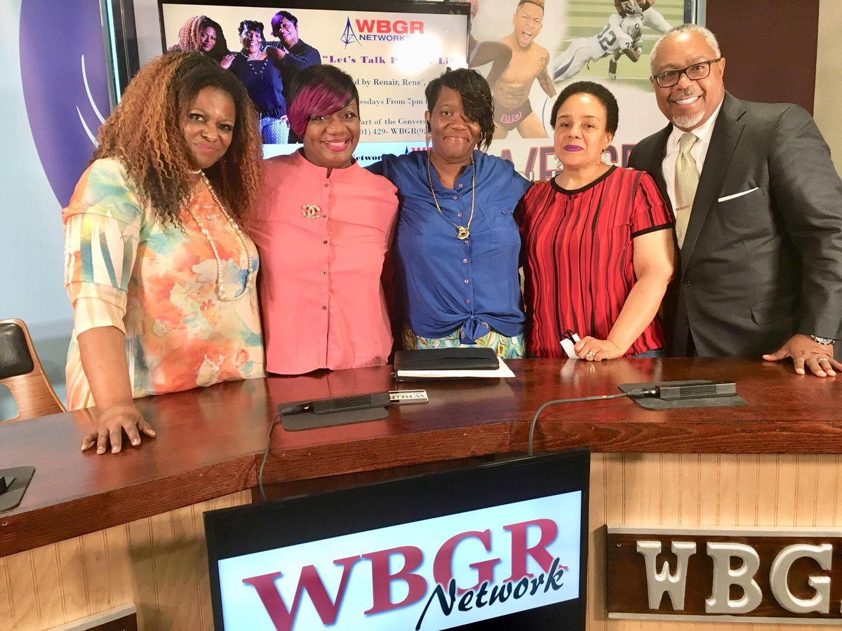 Mike Lyles and the lovely hosts of Let's Talk Positive Life on WBGR Network after an awesome interview yesterday!