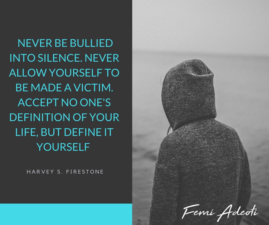 femi adeoti on twitter never be bullied into silence never allow