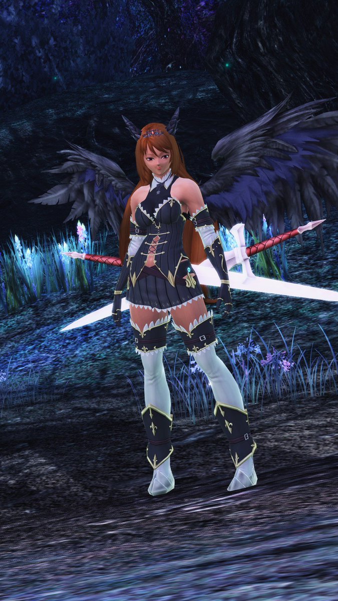 おかん Twitterren グランブルーファンタジーおよび神撃のバハムートより ダークエンジェル オリヴィエ 再現キャラの隣に元ネタ Pso2 おかん Twitterren グランブルーファンタジーおよび神撃のバハムートより ダークエンジェル オリヴィエ 再現キャラの隣に元ネタ Pso2