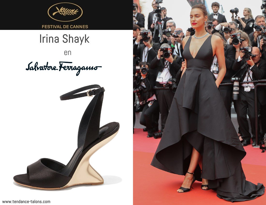 #Cannes2018 : #irinashayk en sandales signées <a href="/Ferragamo/">FERRAGAMO</a> 
#FestivalDeCannes2018 #FestivalDeCannes #celebrityshoes #celebritystyle #ferragamo