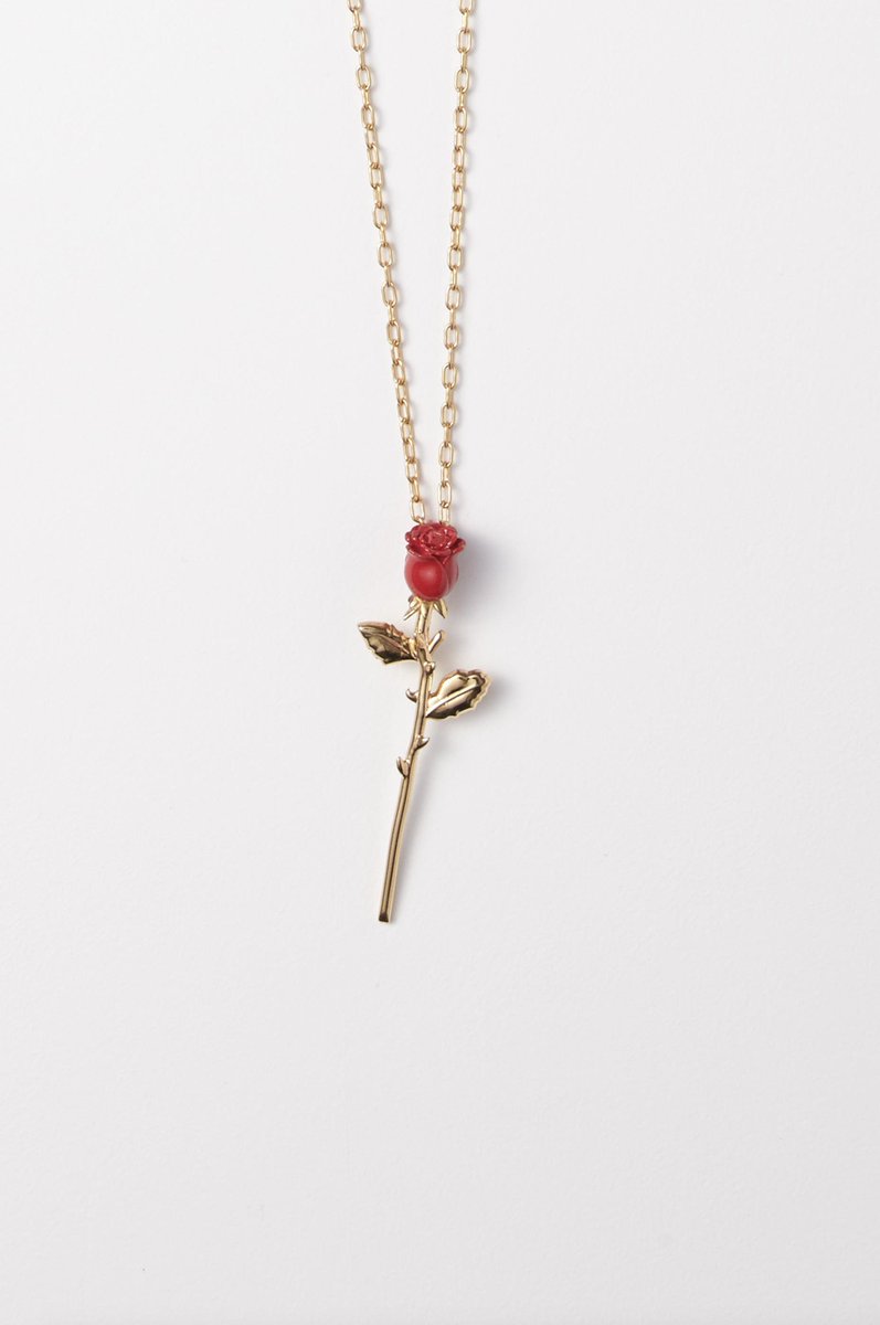 AMBUSH　ROSE CHARM NECKLACE